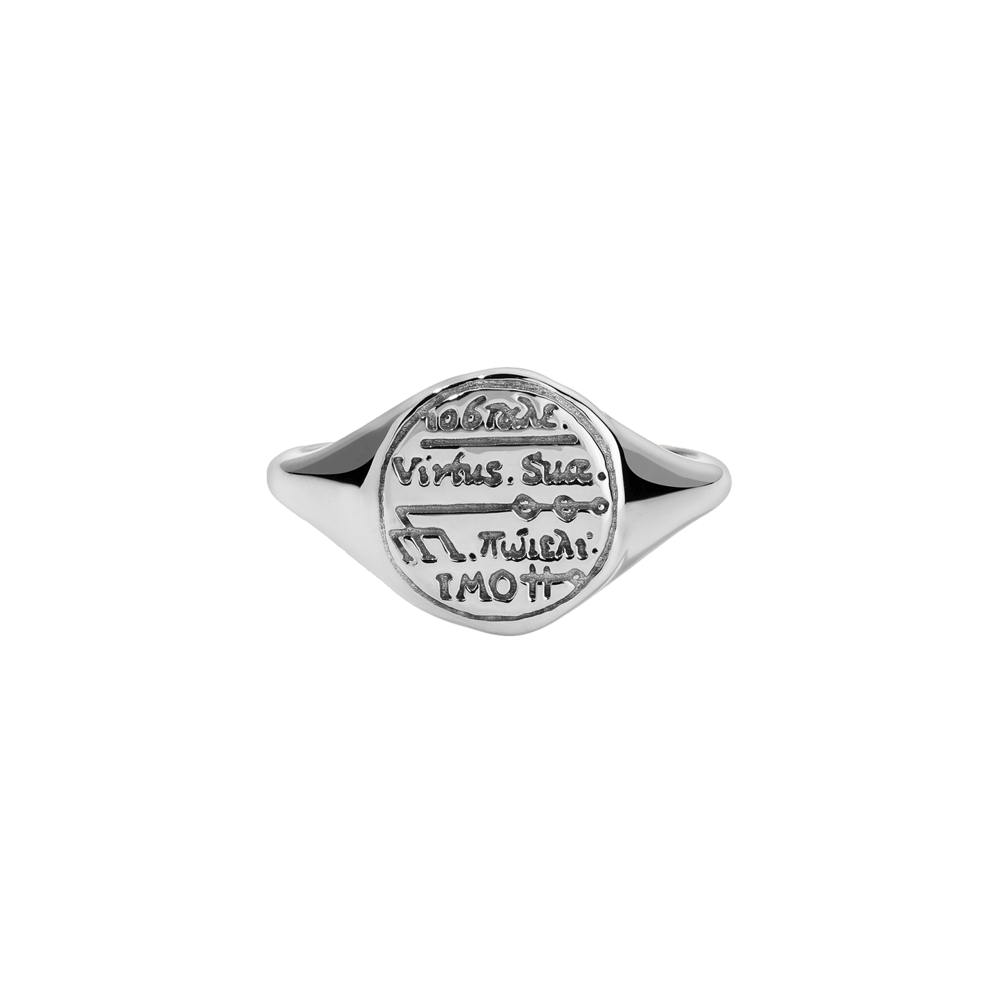 Capricorn Alchemical Zodiac Signet Ring
