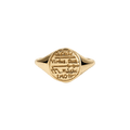 Capricorn Alchemical Zodiac Signet Ring