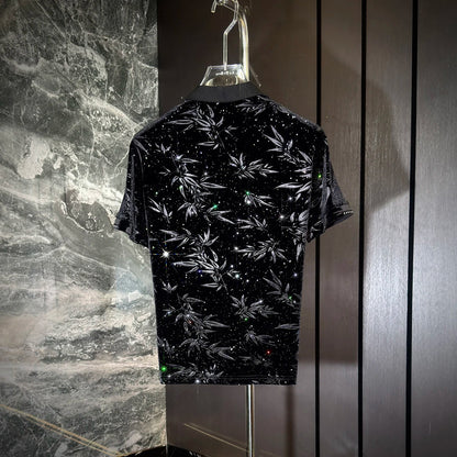 Leaf Texture Starlight Polo