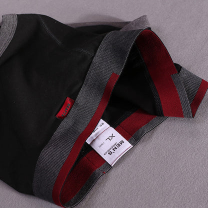 Sealed edges pure cotton boxer briefs