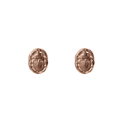 Ancient Scarab Studs