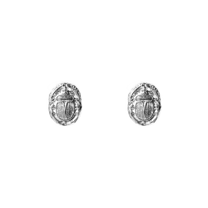 Ancient Scarab Studs