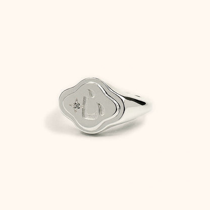 FINE JEWELRY: Shining Heart Signet Ring