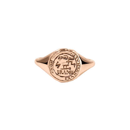 Gemini Alchemical Zodiac Signet Ring