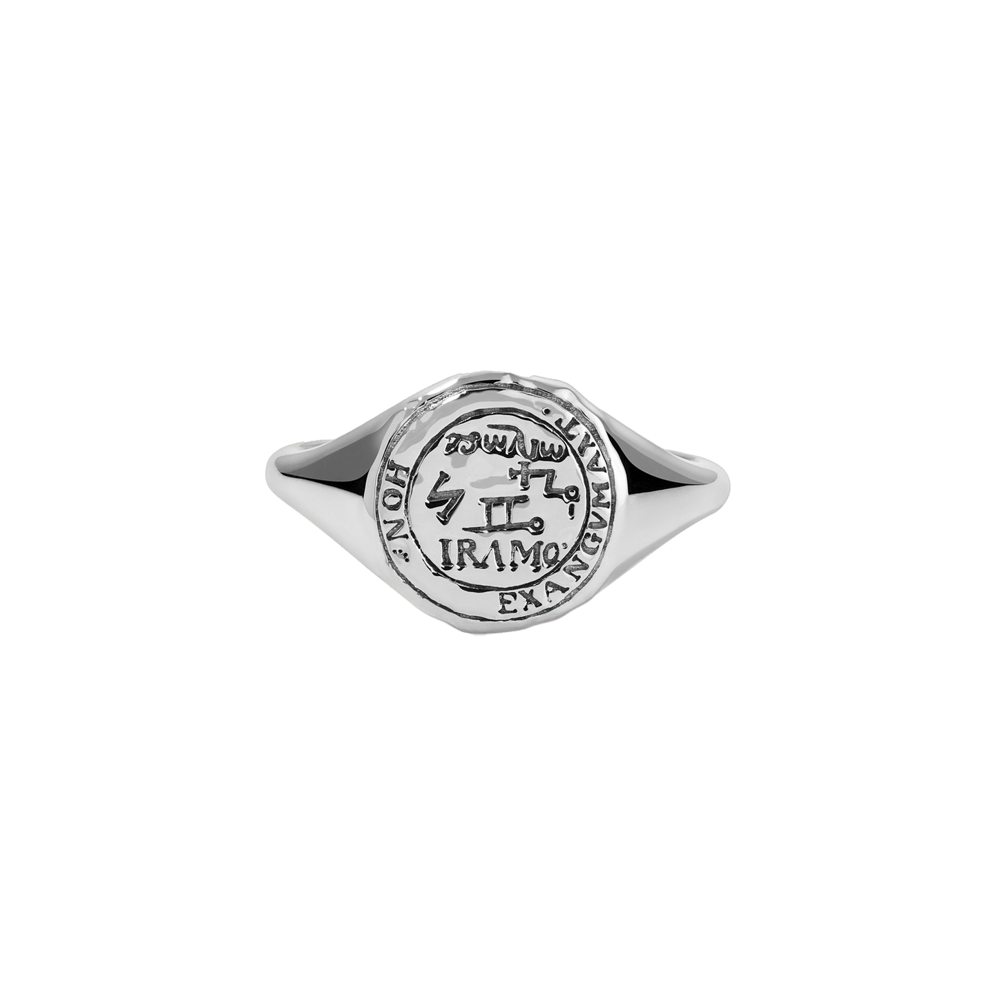 Gemini Alchemical Zodiac Signet Ring