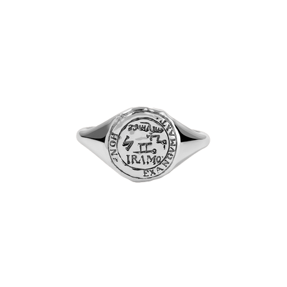 Gemini Alchemical Zodiac Signet Ring
