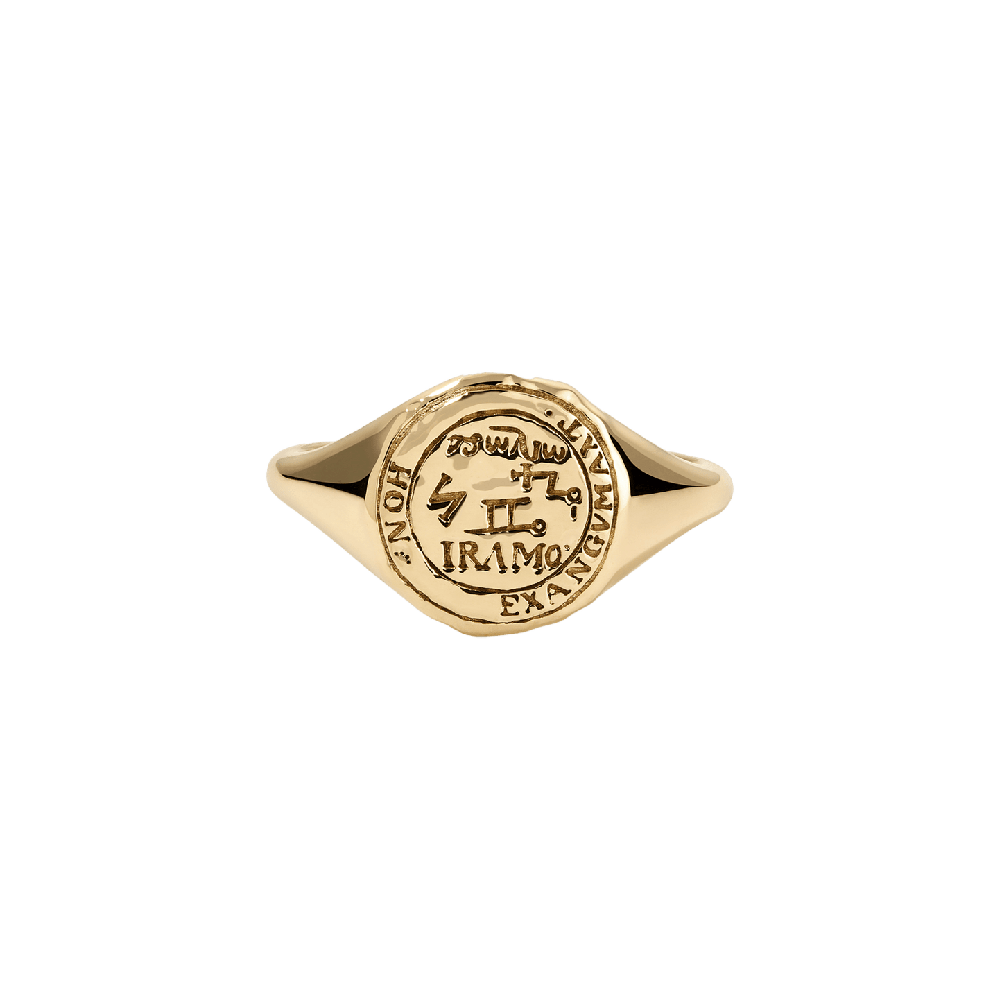 Gemini Alchemical Zodiac Signet Ring