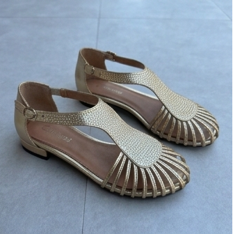 STONE DETAILS MINI SANDALS