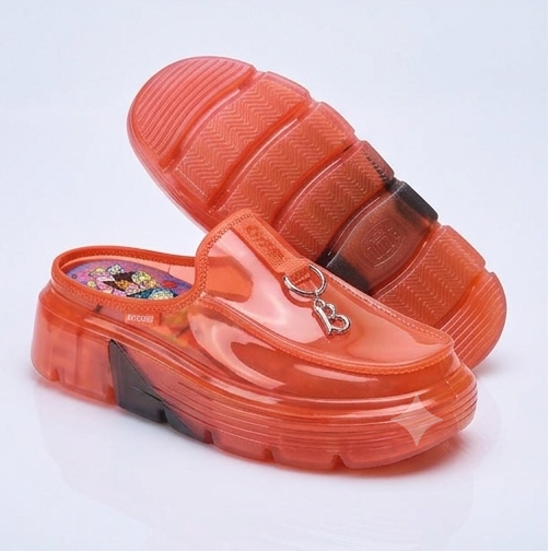Pool Jelly Slide Platform Shoes