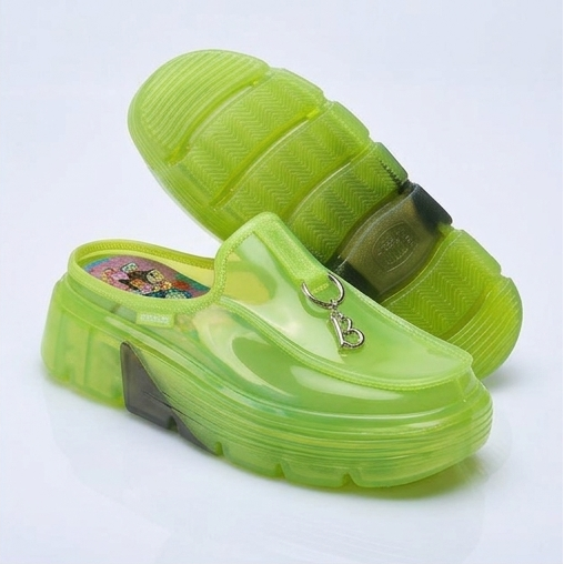 Pool Jelly Slide Platform Shoes