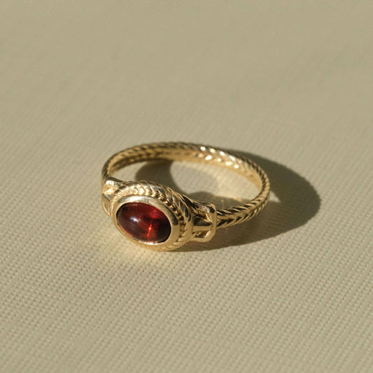 Ancient Heirloom Ring - Garnet