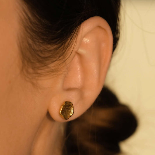 Icarus Molten Gold Studs