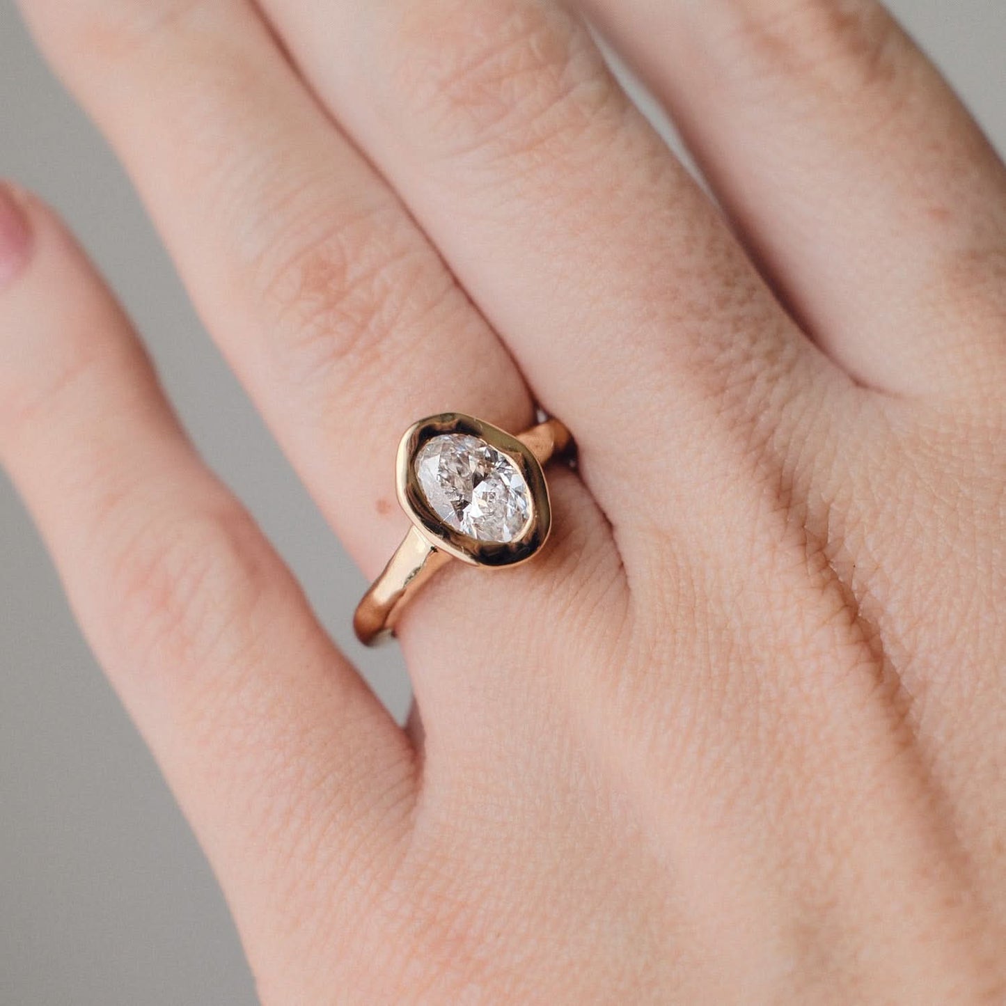 Lavinia Molten Diamond Ring