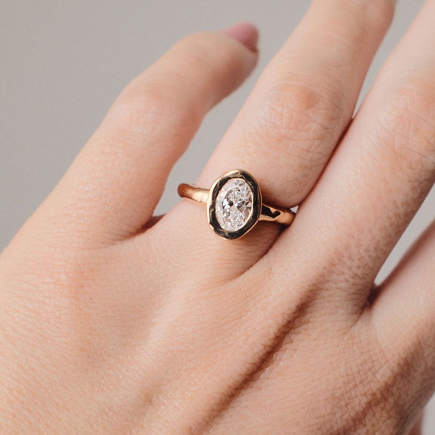Lavinia Molten Diamond Ring