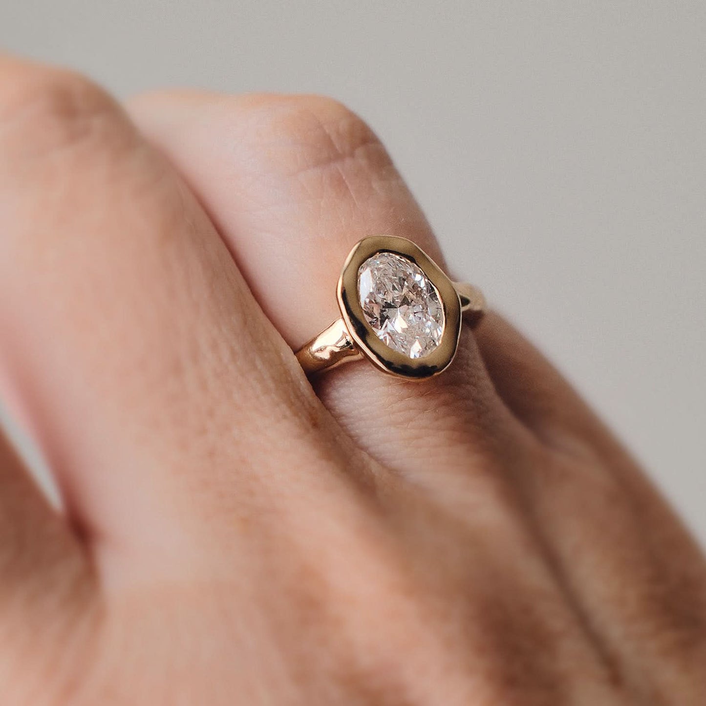 Lavinia Molten Diamond Ring