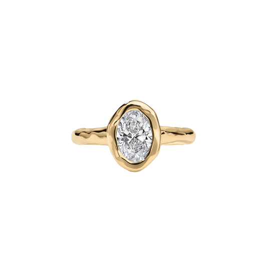 Lavinia Molten Diamond Ring