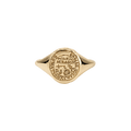 Leo Alchemical Zodiac Signet Ring