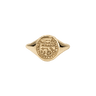 Leo Alchemical Zodiac Signet Ring