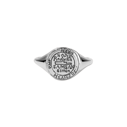 Libra Alchemical Zodiac Signet Ring