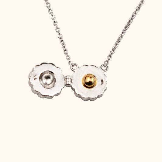 IMPERFECT: Mini Mooncake Locket Silver