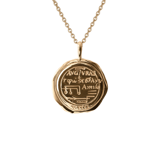 Aquarius Alchemical Zodiac Pendant
