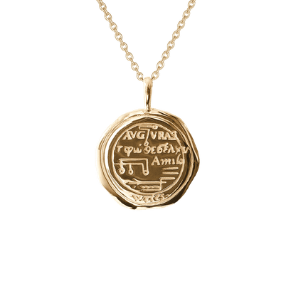 Aquarius Alchemical Zodiac Pendant