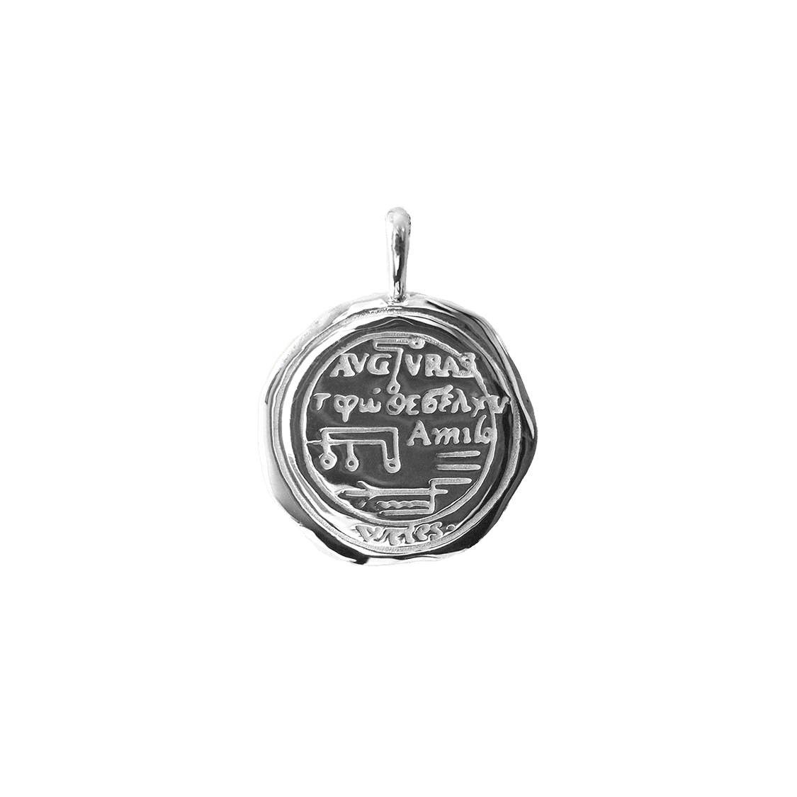 Aquarius Alchemical Zodiac Pendant