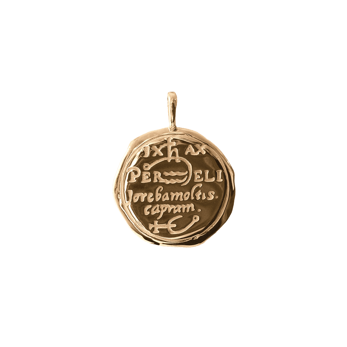 Aquarius Alchemical Zodiac Pendant