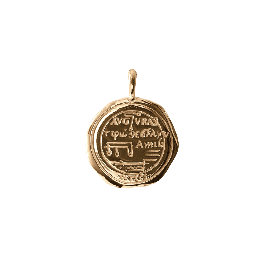 Aquarius Alchemical Zodiac Pendant
