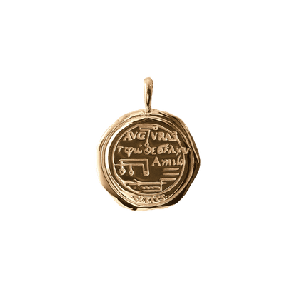 Aquarius Alchemical Zodiac Pendant