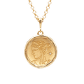 Artemis Goddess of Wild Things Necklace with Diamond