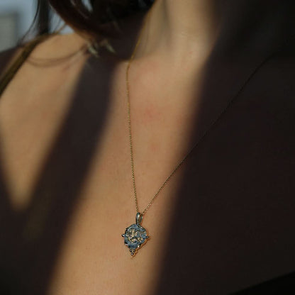Leda and the Swan Pendant
