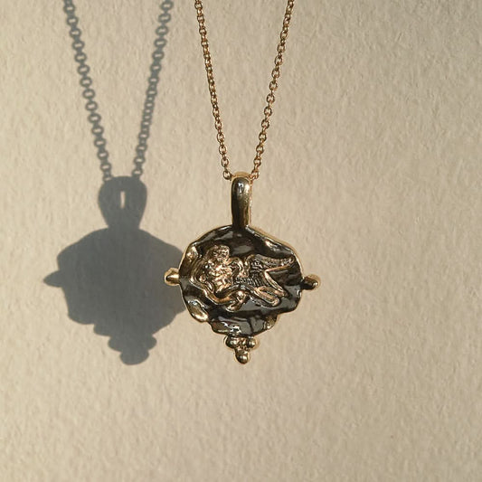 Leda and the Swan Pendant