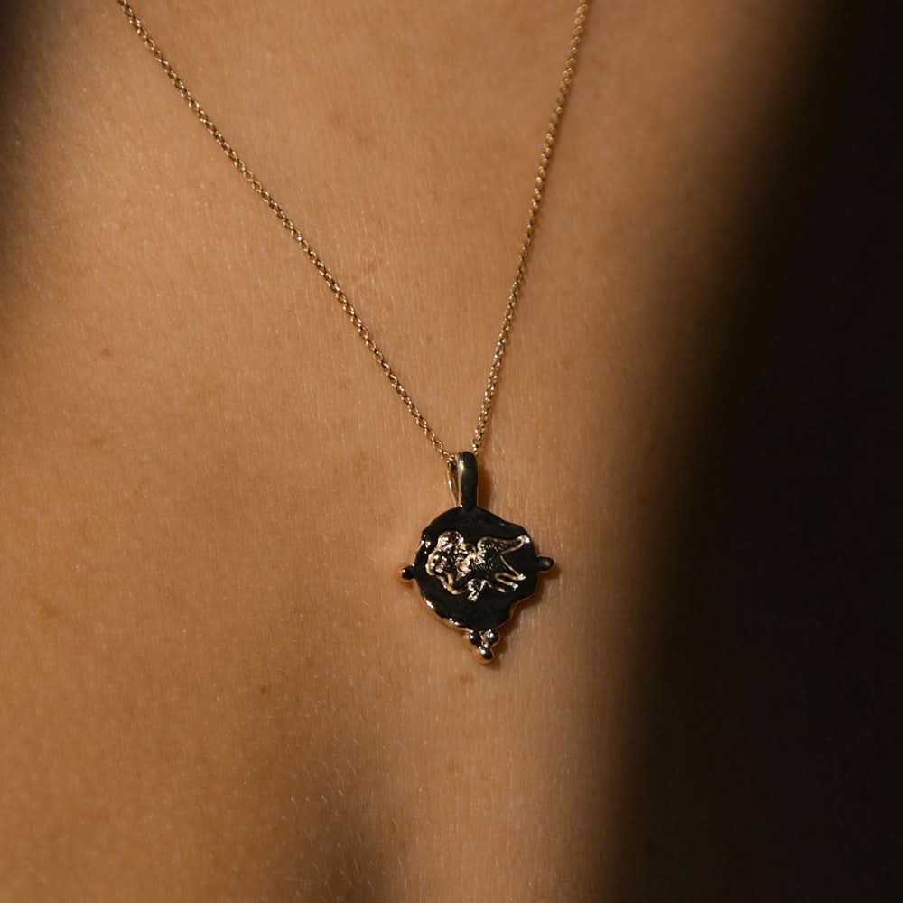 Leda and the Swan Pendant