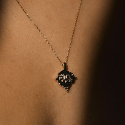 Leda and the Swan Pendant