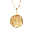 Medusa 7 Emerald Medallion Necklace
