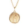 Persephone Goddess of Spring Necklace with Ruby