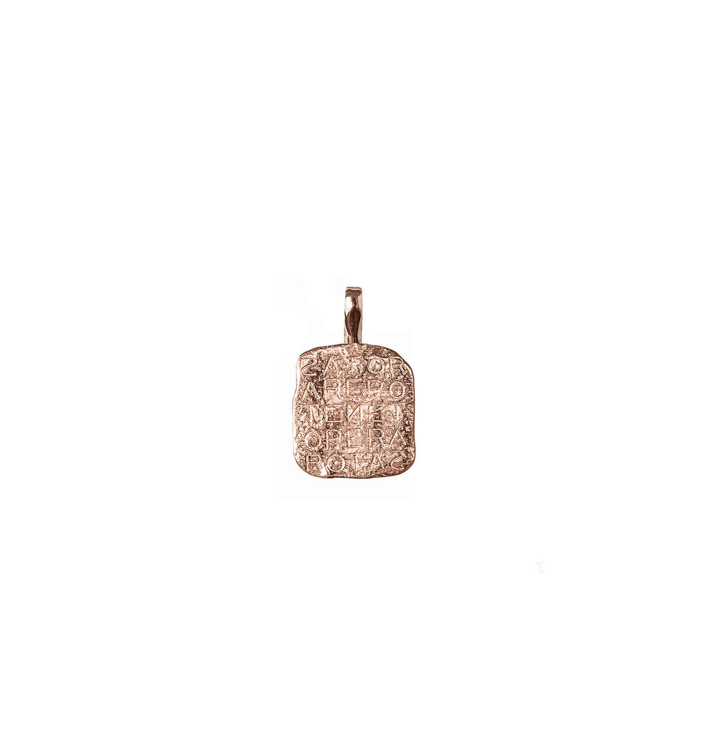 Mini Magic Sator Square Talisman Necklace