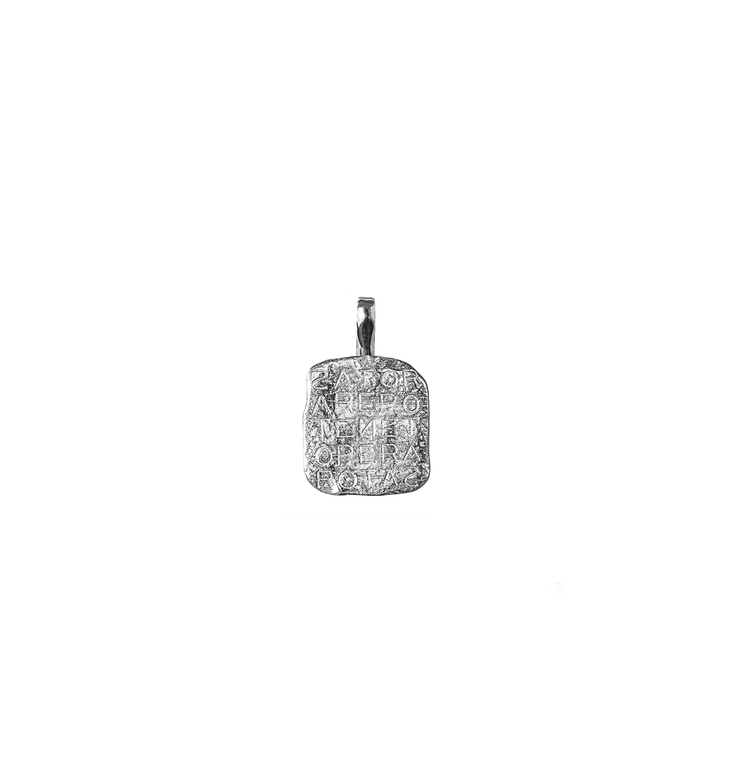 Mini Magic Sator Square Talisman Necklace