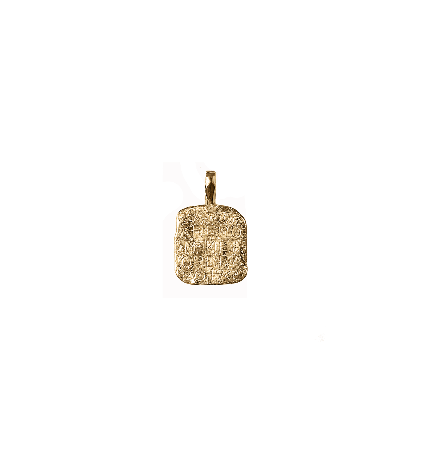 Mini Magic Sator Square Talisman Necklace