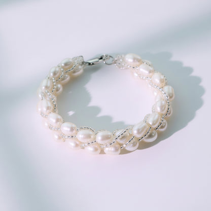 Original Luxury White Natural Pearl Bracelet