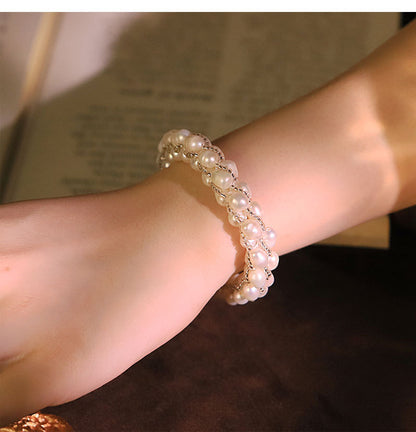 Original Luxury White Natural Pearl Bracelet
