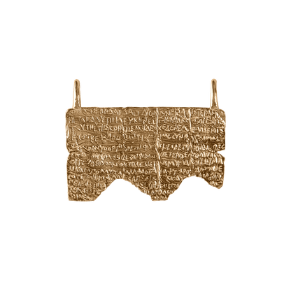 The Orphic Tablet Pendant