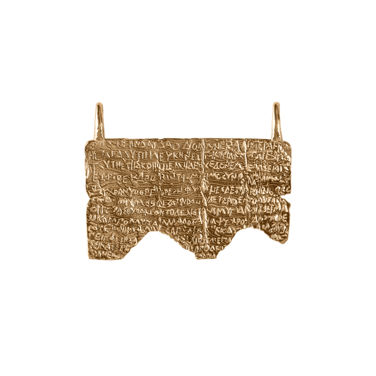 The Orphic Tablet Pendant