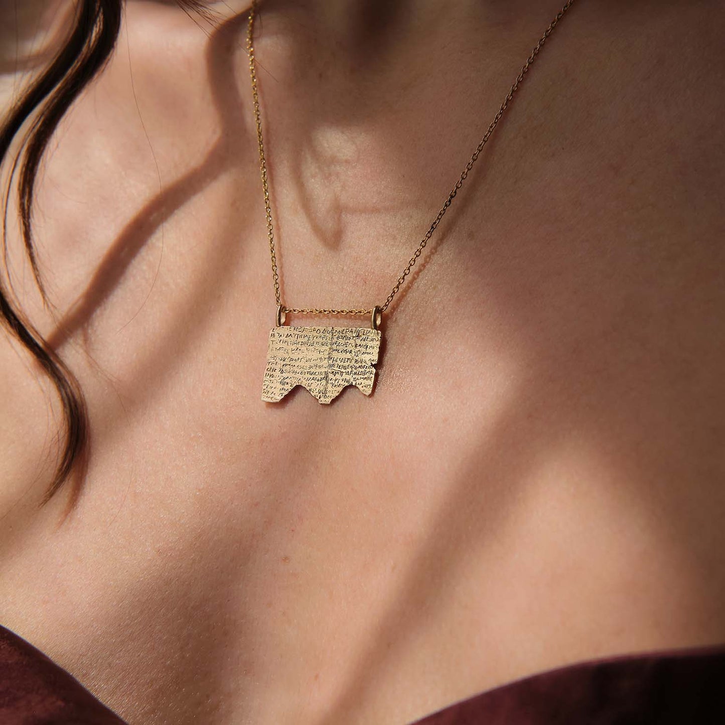 The Orphic Tablet Pendant