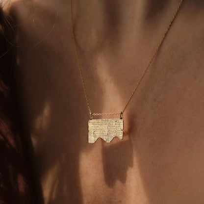 The Orphic Tablet Pendant