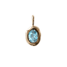 Molten Heirloom Pendant - Blue Topaz