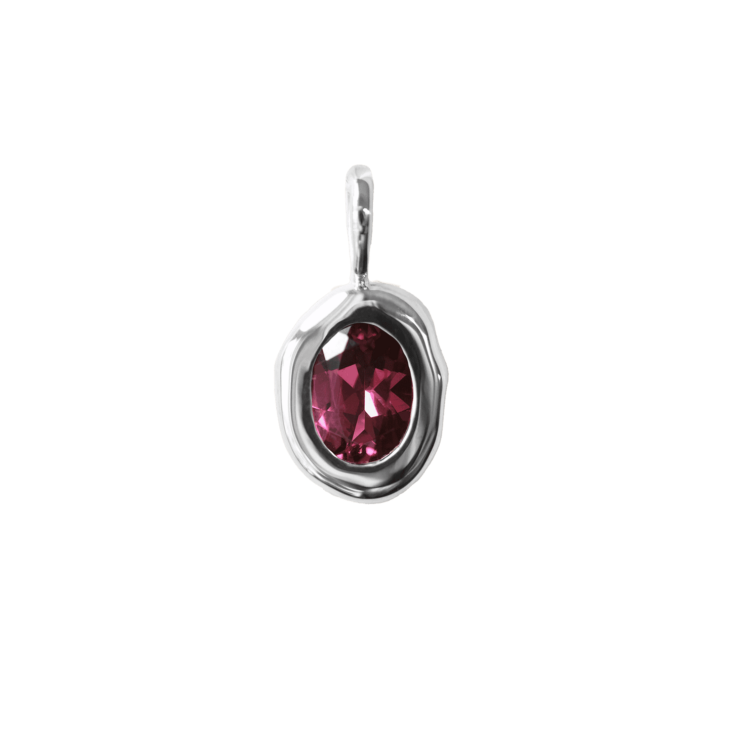 Molten Heirloom Pendant - Garnet