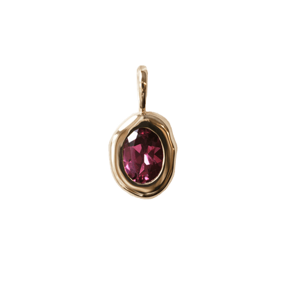 Molten Heirloom Pendant - Garnet