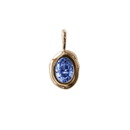 Molten Heirloom Pendant - Sapphire